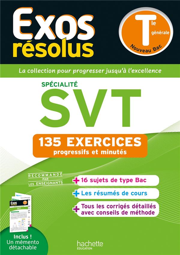EXOS RESOLUS SPECIALITE SVT TLE