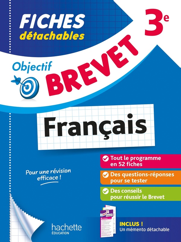 OBJECTIF BREVET - FICHES FRANCAIS 3E