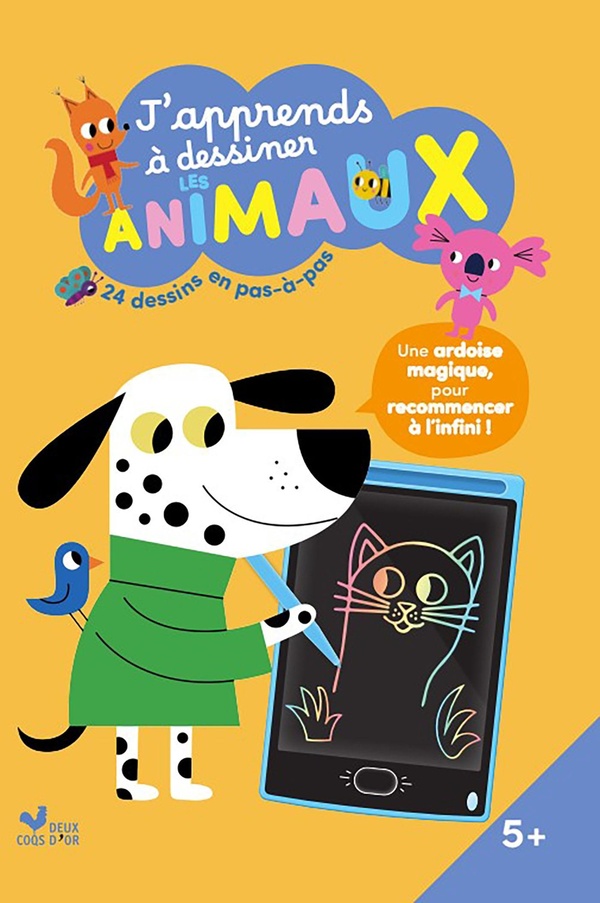 ARDOISE MAGIQUE - J'APPRENDS A DESSINER LES ANIMAUX