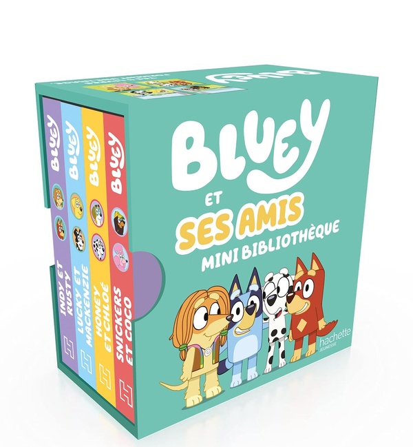 BLUEY - MINI BIBLIOTHEQUE - BLUEY ET SES AMIS