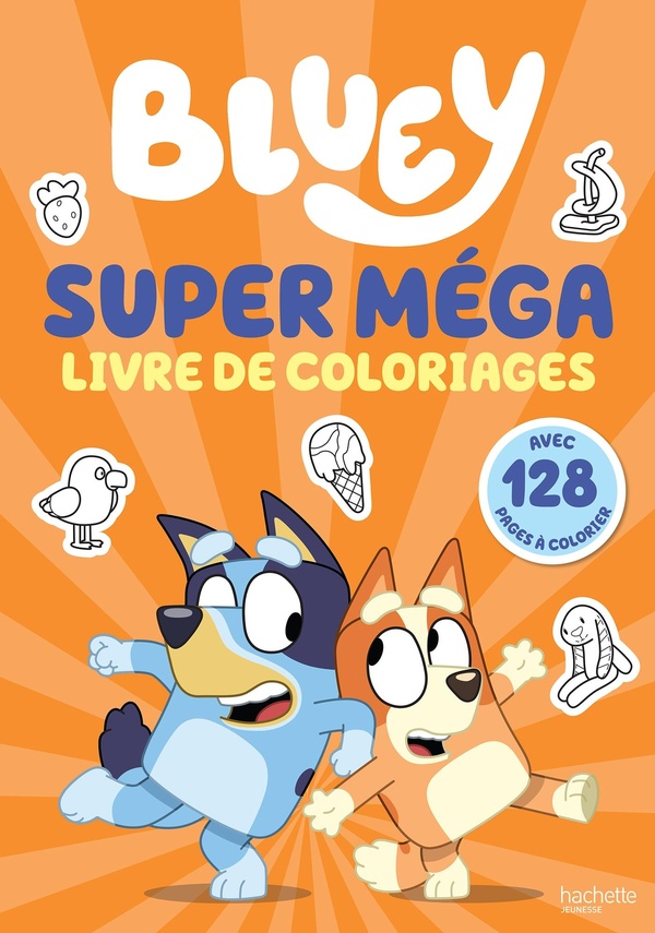 BLUEY - SUPER MEGA LIVRE DE COLORIAGES