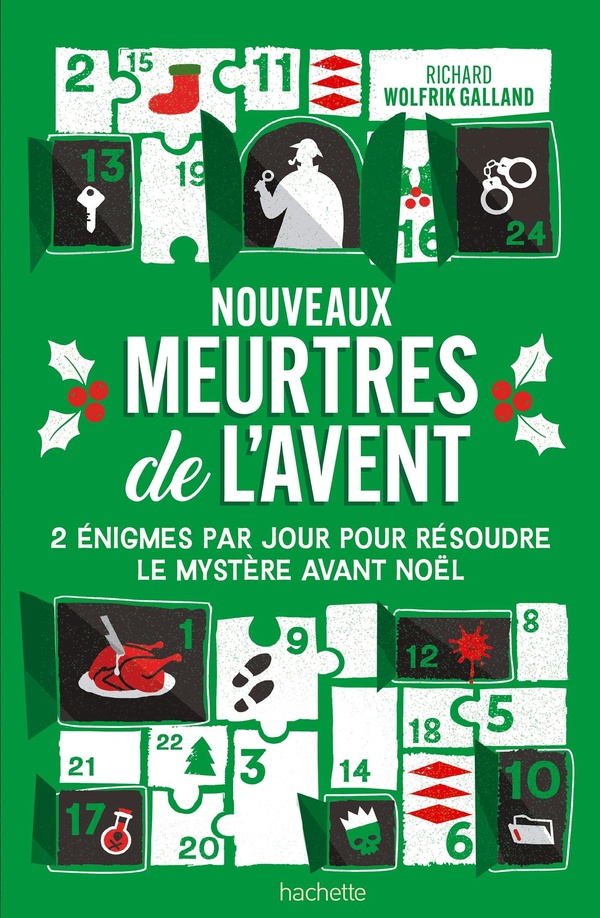 NOUVEAUX MEURTRES DE L'AVENT - 2 ENIGMES PAR JOUR POUR RESOUDRE LE MYSTERE AVANT NOEL