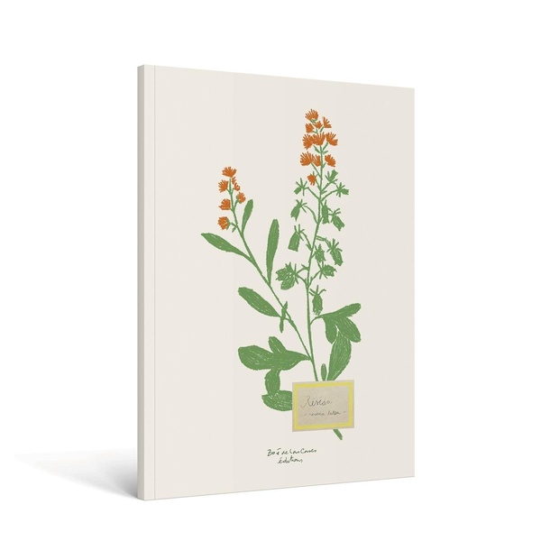 CARNET FLEURS A5 - ZOE DE LAS CASES