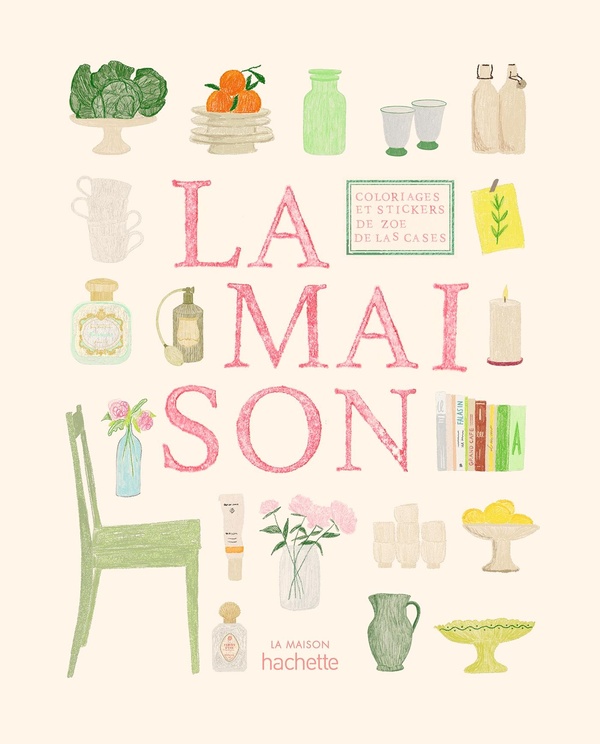 CARNET DE COLORIAGES ET DE STICKERS / LA MAISON