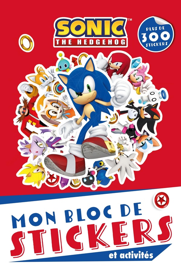 SONIC - BLOC DE STICKERS ET ACTIVITES
