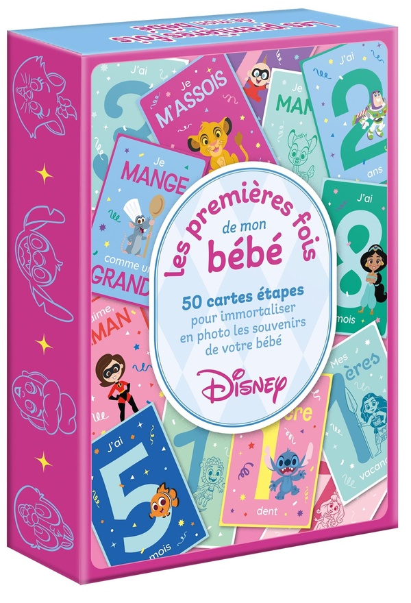 DISNEY BABY - LES PREMIERES FOIS DE MON BEBE - 50 CARTES ETAPES - 50 CARTES ETAPES POUR IMMORTALISER