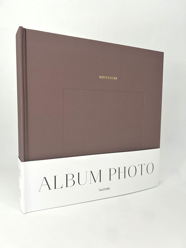 ALBUM PHOTOS AUBERGINE - 250 X 250 MM