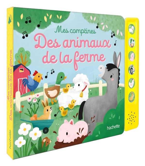 MES COMPTINES DES ANIMAUX DE LA FERME - LIVRE SONORE A BOITIER