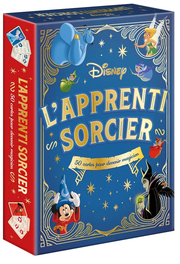 DISNEY - COFFRET DE MAGIE - L'APPRENTI SORCIER - 50 CARTES POUR DEVENIR MAGICIEN