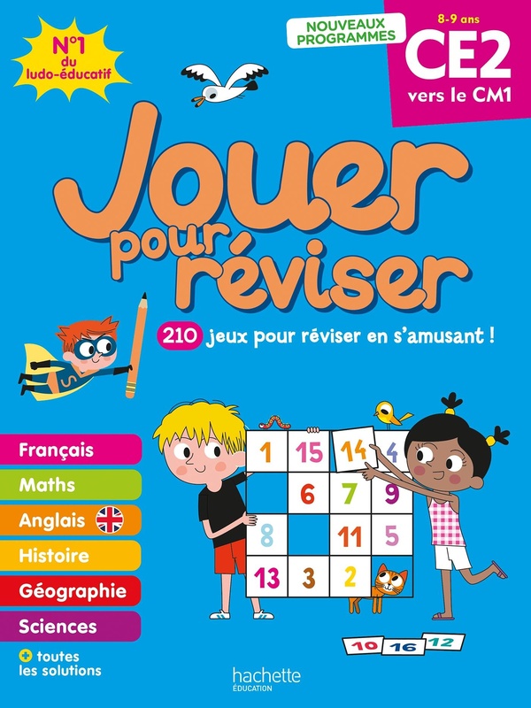 JOUER POUR REVISER - DU CE2 AU CM1 8-9 ANS - CAHIER DE VACANCES 2026