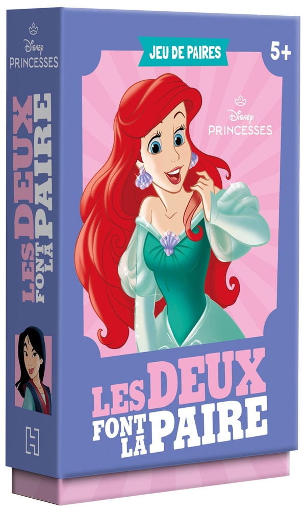 DISNEY PRINCESSES - JEU DE CARTES - LES DEUX FONT LA PAIRE