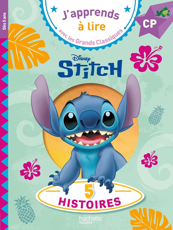 DISNEY - 5 HISTOIRES DE STITCH - CP