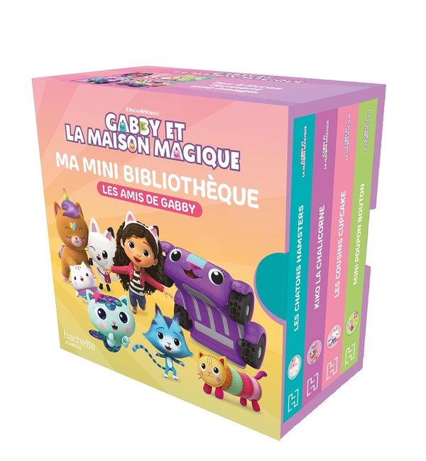 GABBY ET LA MAISON MAGIQUE - MA MINI BIBLIOTHEQUE - LES AMIS DE GABBY