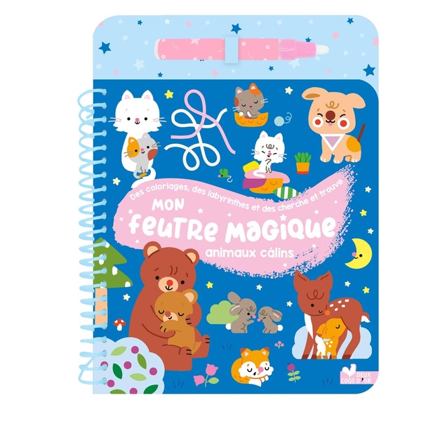 MON FEUTRE MAGIQUE LES ANIMAUX CALINS