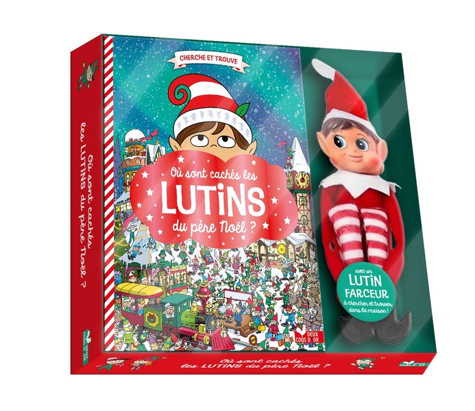 OU SONT CACHES LES LUTINS DU PERE NOEL ? COFFRET AVEC LUTIN FARCEUR