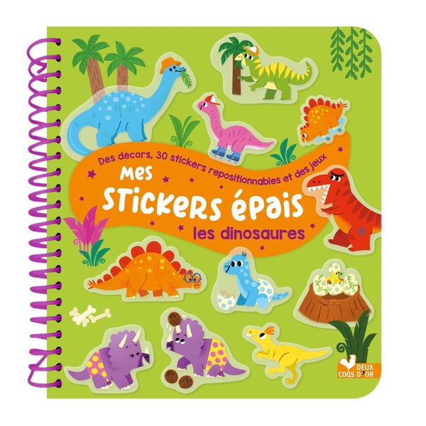 MES STICKERS EPAIS - LES DINOSAURES