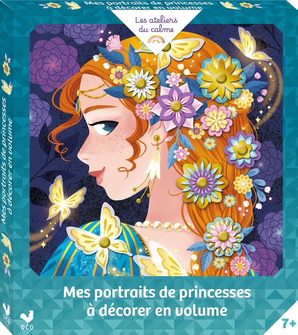MES PORTRAITS DE PRINCESSES A DECORER EN VOLUME - BOITE AVEC ACCESSOIRES