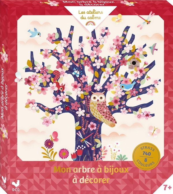 MON ARBRE A BIJOUX A DECORER - BOITE AVEC ACCESSOIRES