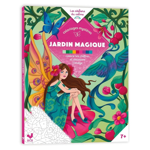 COLORIAGES MYSTERES - JARDIN MAGIQUE