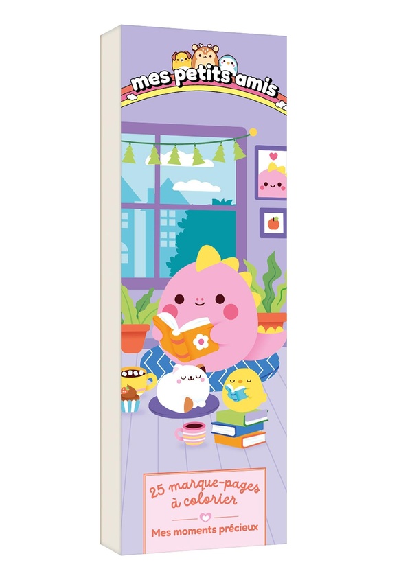 25 MARQUE-PAGES A COLORIER - MES PETITS AMIS - MES MOMENTS PRECIEUX