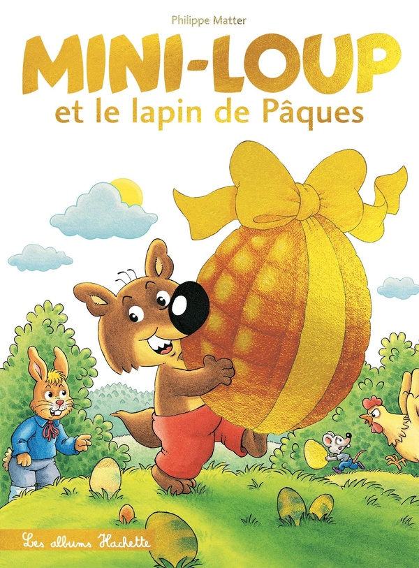 MINI-LOUP ET LE LAPIN DE PAQUES - COUVERTURE BRILLANTE