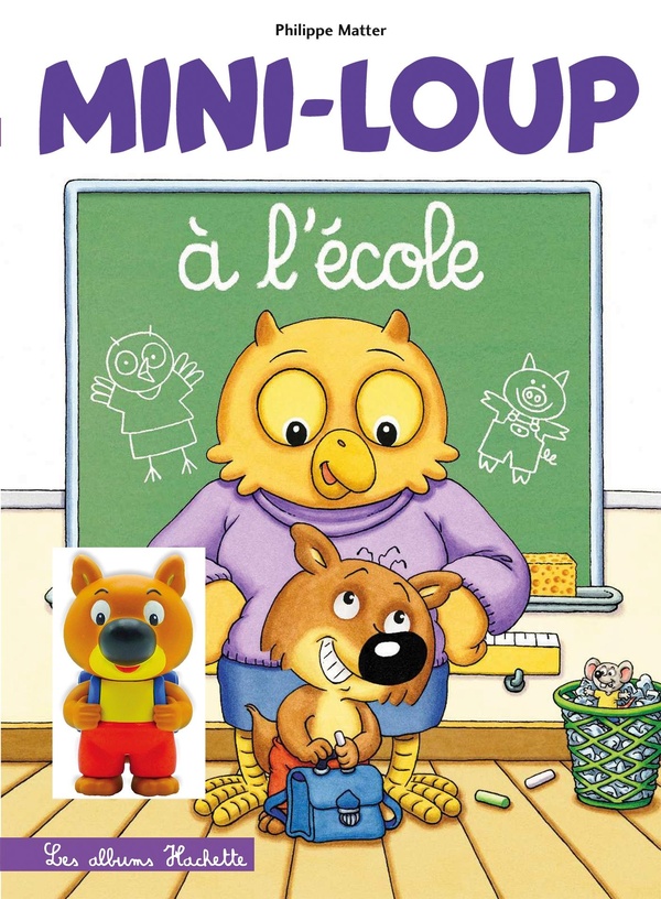 MINI-LOUP A L'ECOLE AVEC FIGURINE