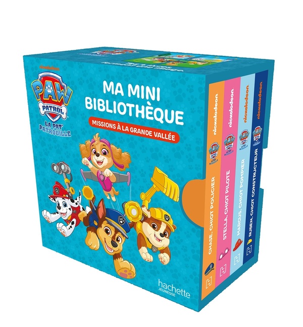 LA PAT' PATROUILLE - MA MINI BIBLIOTHEQUE - MISSIONS A LA GRANDE VALLEE