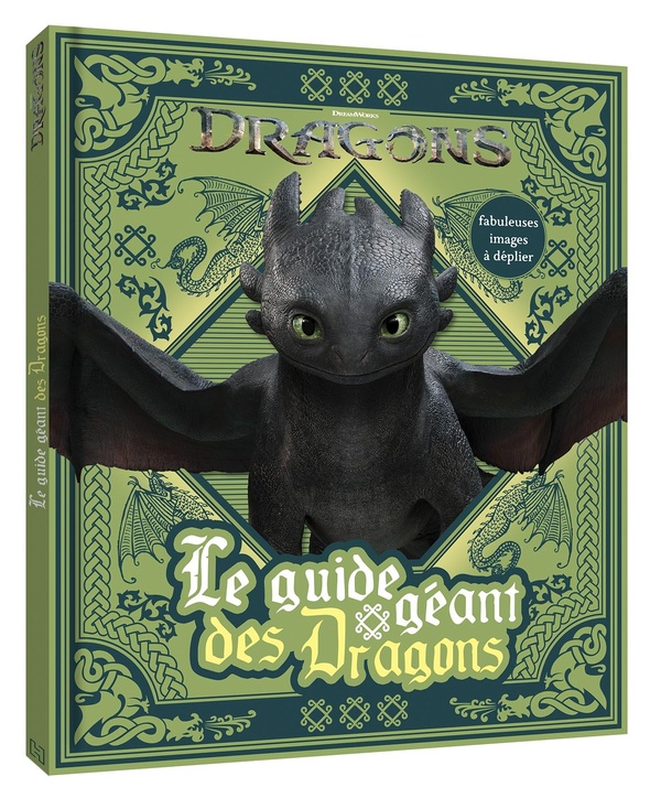DRAGONS - LE GUIDE GEANT DES DRAGONS - BEAU LIVRE