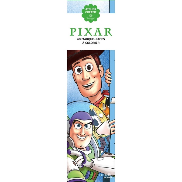 MARQUE-PAGES - PIXAR - 40 MARQUE-PAGES A COLORIER