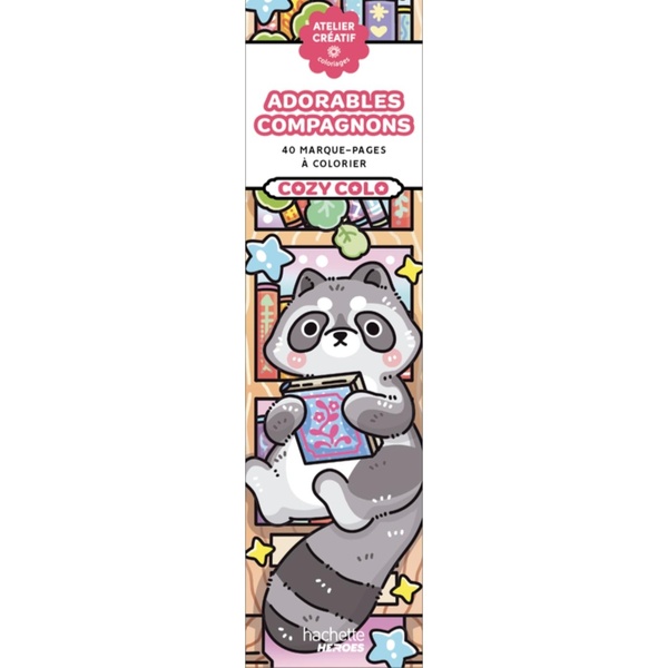 MARQUE-PAGES - ADORABLES COMPAGNONS - 40 MARQUE-PAGES COZY COLO