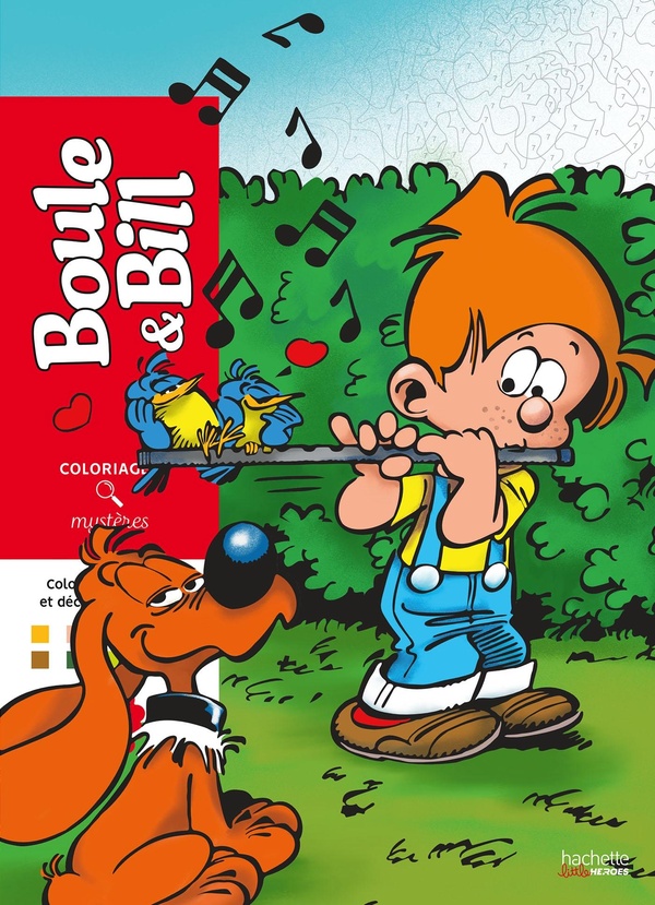 COLORIAGES MYSTERES BOULE & BILL - COLORIEZ LES CHIFFRES ET DECOUVREZ L'IMAGE