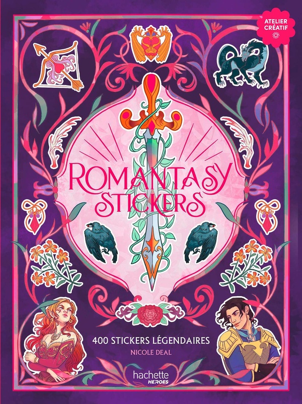 ROMANTASY STICKERS - 400 STICKERS LEGENDAIRES PAR NICOLE DEAL