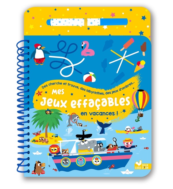 MES JEUX EFFACABLES - EN VACANCES !
