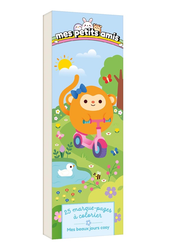 25 MARQUE-PAGES A COLORIER - MES PETITS AMIS - MES BEAUX JOURS COSY