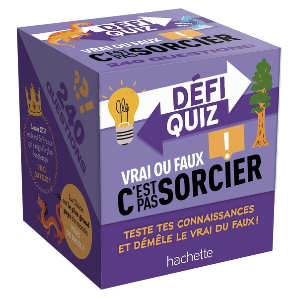 DEFI QUIZ VRAI / FAUX C'EST PAS SORCIER