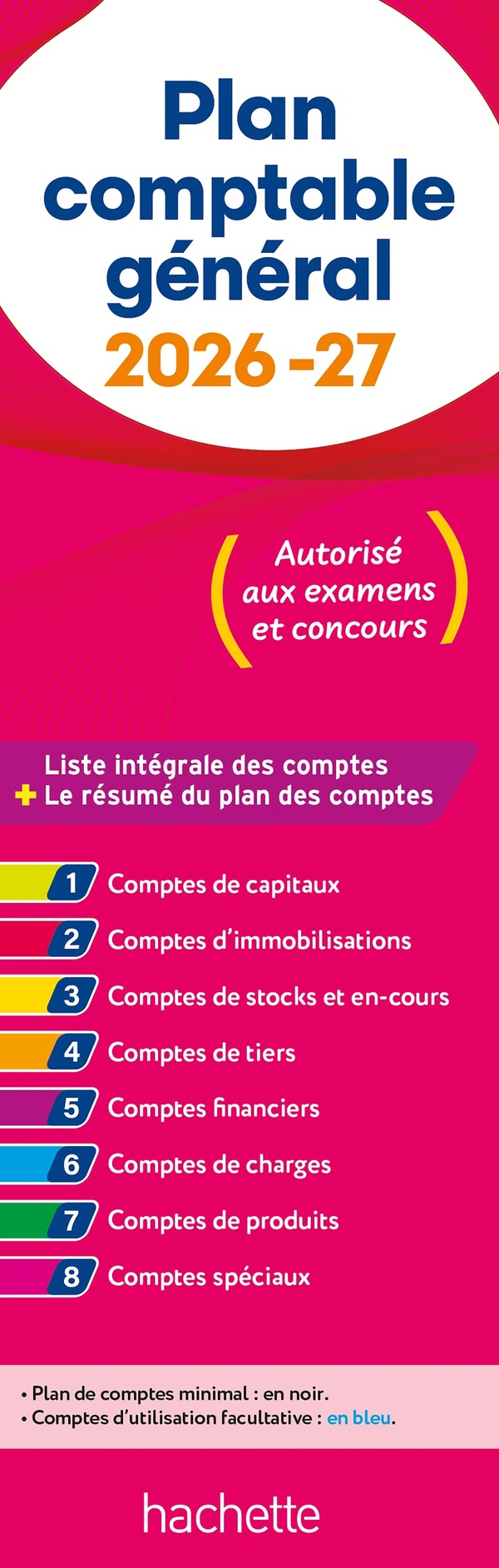 PLAN COMPTABLE GENERAL 2026-2027 - PCG (AUTORISE AUX EXAMENS ET CONCOURS)