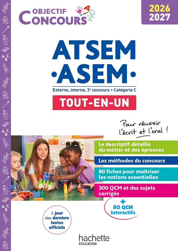 OBJECTIF CONCOURS ATSEM - ASEM 2026-2027: TOUT-EN-UN