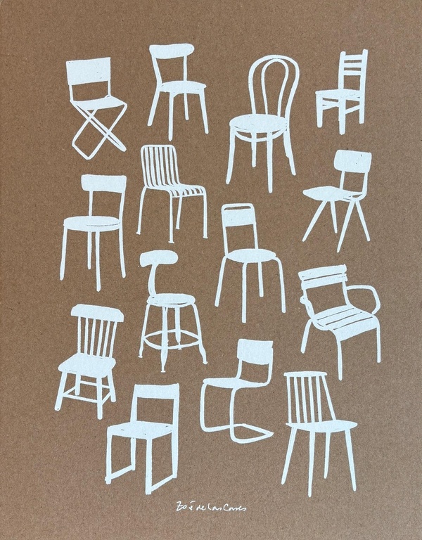CARNET A4 CHAISES - ZOE DE LAS CASES