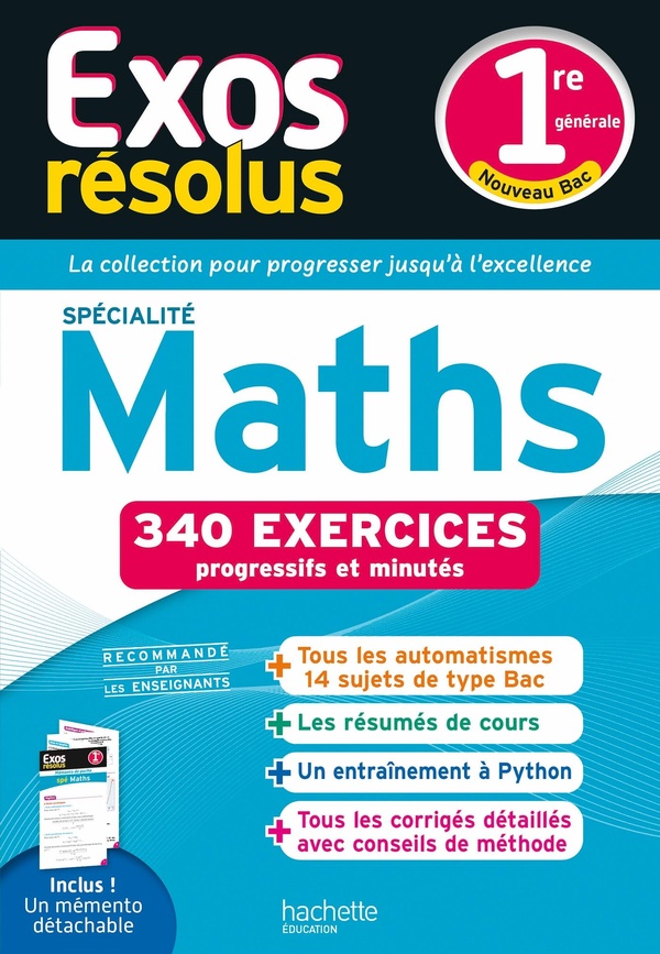 EXOS RESOLUS - SPECIALITE MATHS 1RE