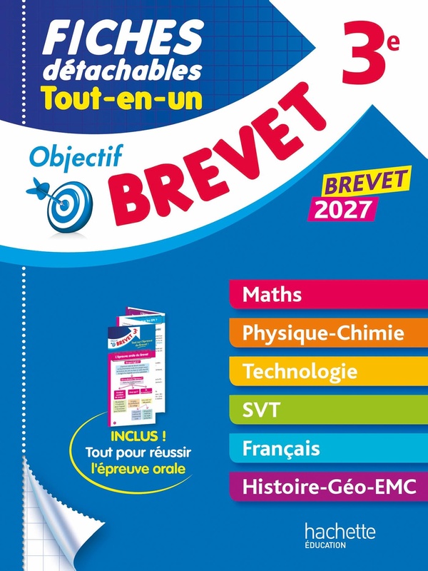 OBJECTIF BREVET - FICHES TOUT-EN-UN 2027