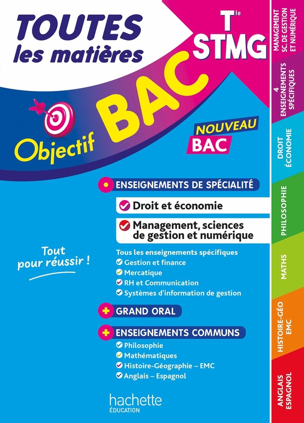 OBJECTIF BAC 2027 - TERMINALE STMG TOUTES LES MATIERES