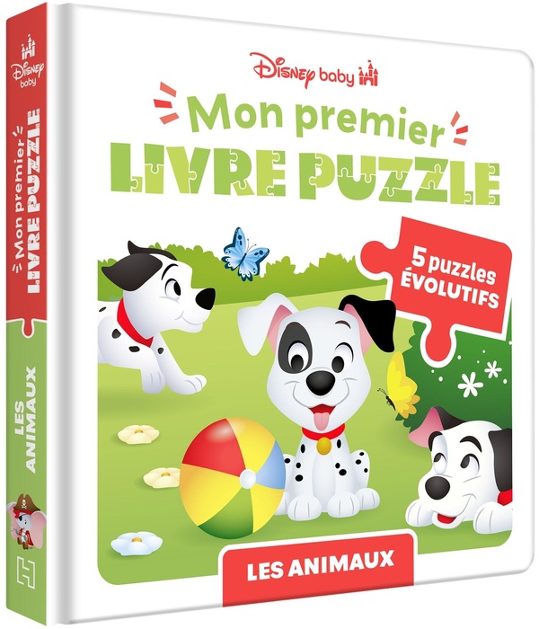 DISNEY BABY - MON PREMIER LIVRE PUZZLE EVOLUTIF - LES ANIMAUX