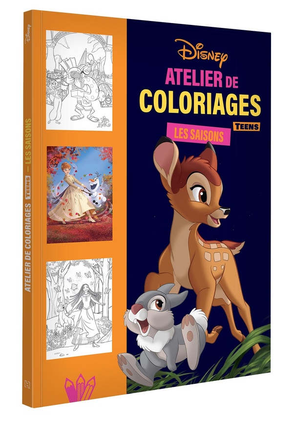 DISNEY TEENS - ATELIER DE COLORIAGES - LES SAISONS