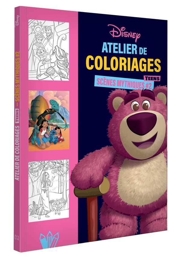 DISNEY TEENS - ATELIER DE COLORIAGES - LES SCENES MYTHIQUES - VOL. 2