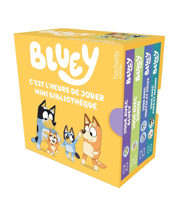 BLUEY - MINI BIBLIOTHEQUE - C'EST L'HEURE DE JOUER