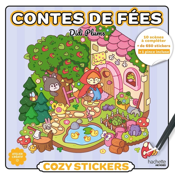 COZY STICKERS DIDI PLUMS (AVEC PINCE) - CONTES DE FEES