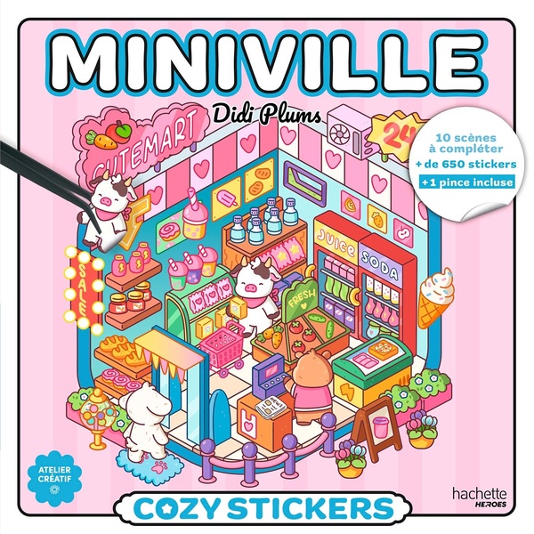 COZY STICKERS DIDI PLUMS (AVEC PINCE) - MINIVILLE
