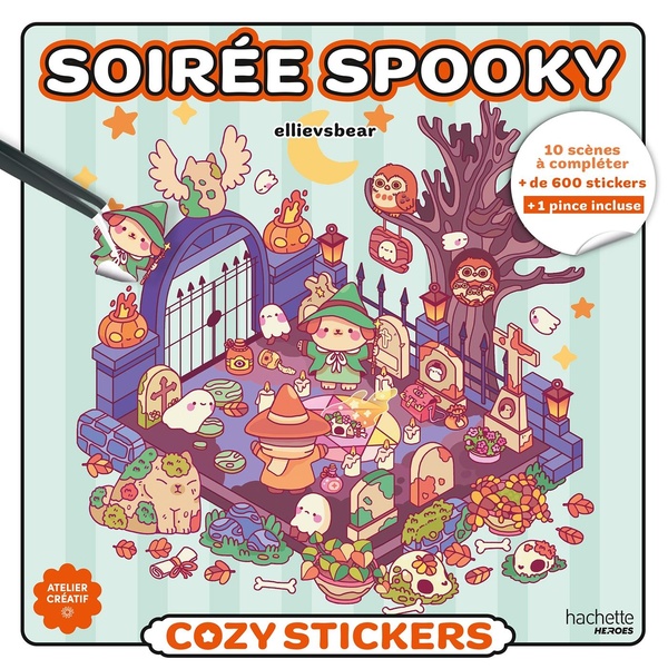 COZY STICKERS (AVEC PINCE) - SOIREE SPOOKY