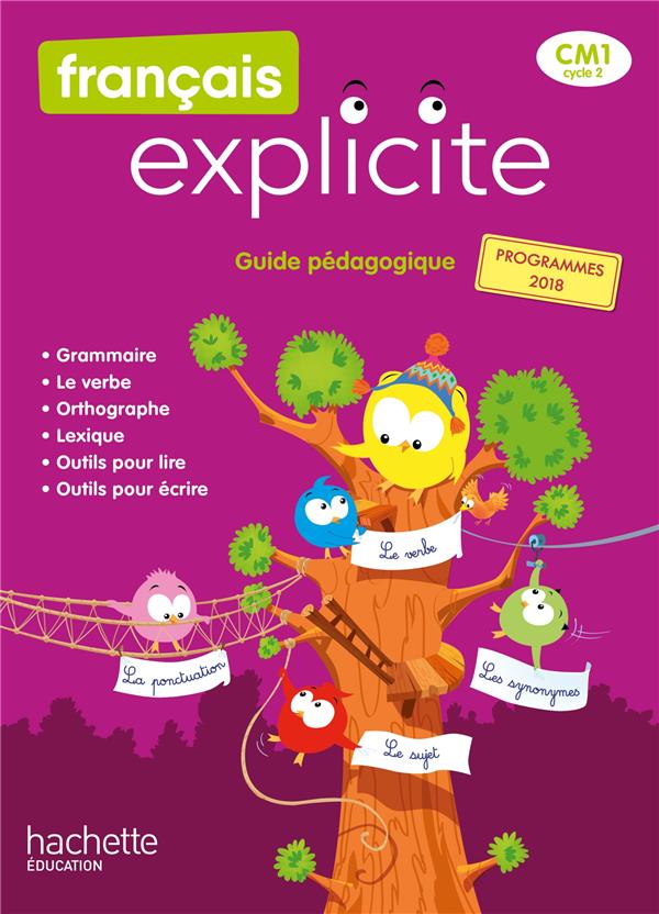 FRANCAIS EXPLICITE CM1 - GUIDE PEDAGOGIQUE - ED. 2020