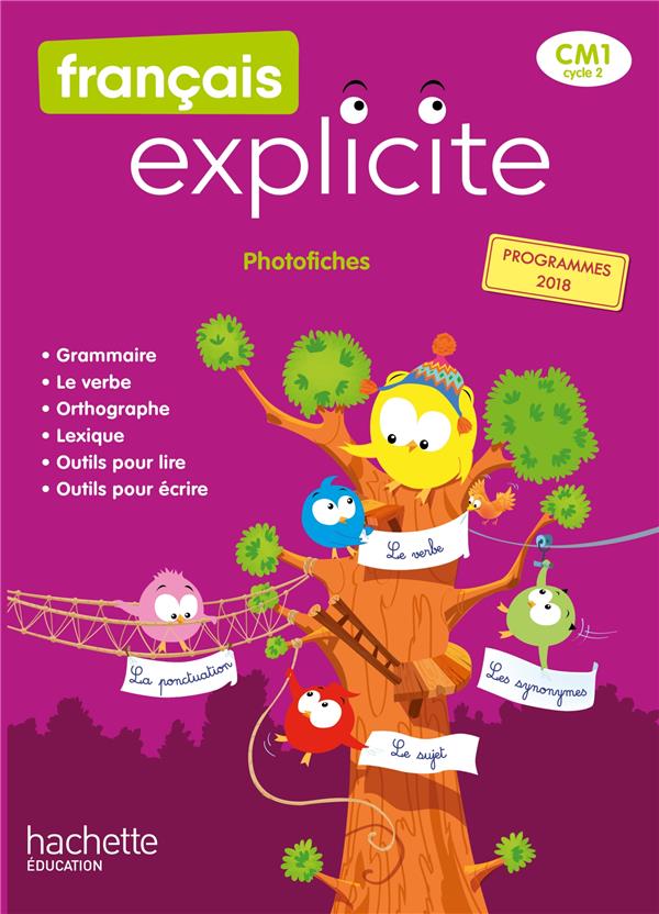 FRANCAIS EXPLICITE CM1 - PHOTOFICHES - ED. 2020